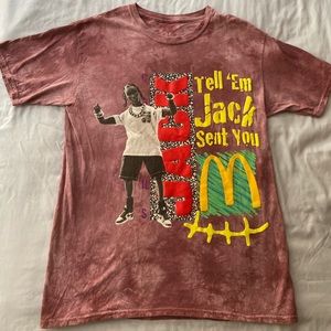 Travis Scott x McDonald’s Jack Smile II T-Shirt Berry Tie-Dye